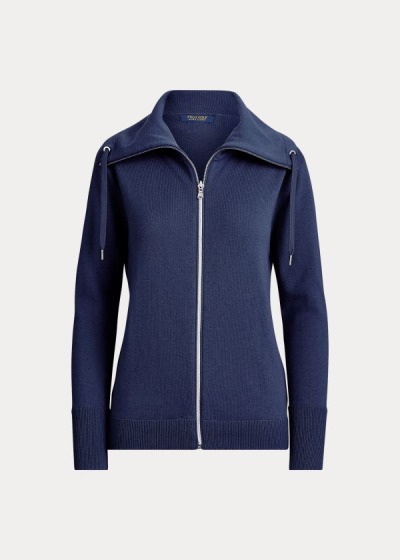 Women's Ralph Lauren Zip Funnelneck Golf Sweater | 231056KGI